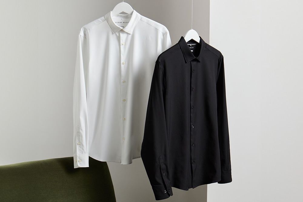 white christmas dresses Discount & Final Sale Breathable White Dress Shirt Long Sleeve / Slim / Medium