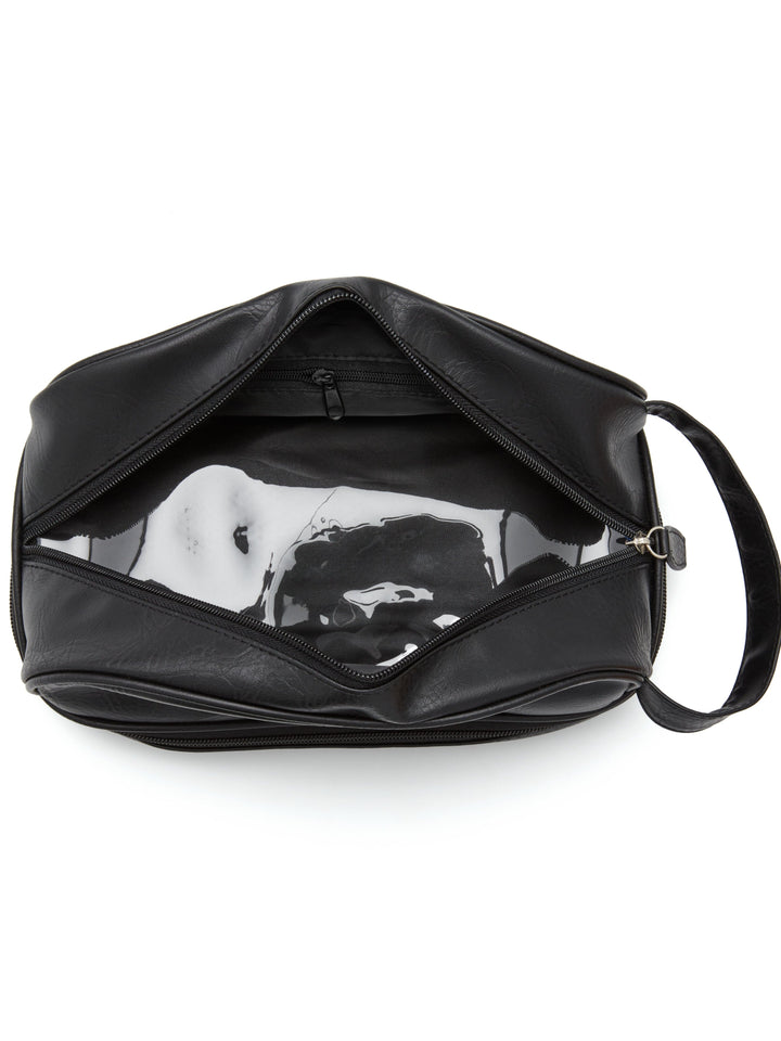 Pebble Travel Kit with Zip Top Closure (Blk)