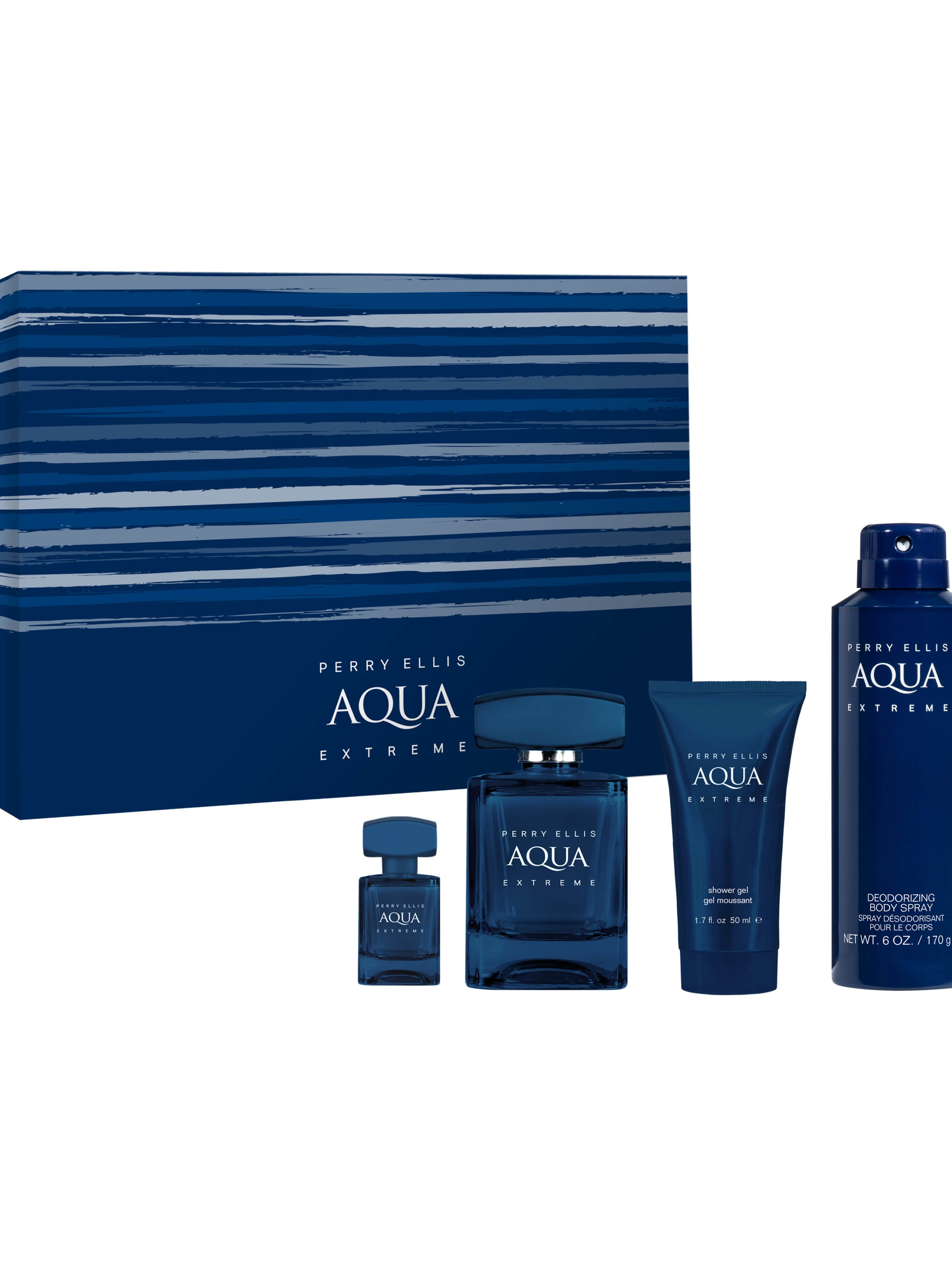4-Pack Aqua Extreme Fragrance Gift Set – Perry Ellis