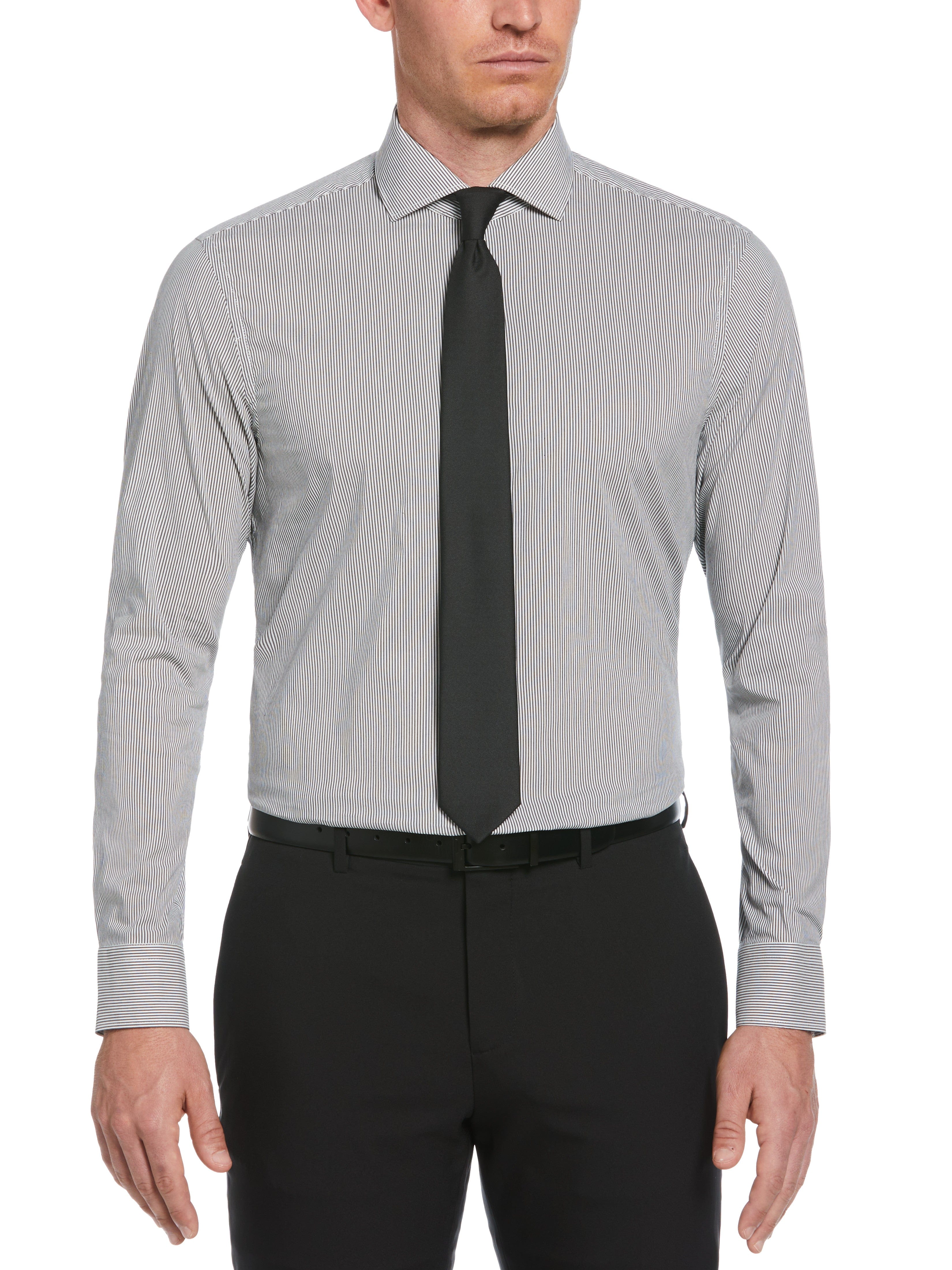 Black Stripe Print Shirt
