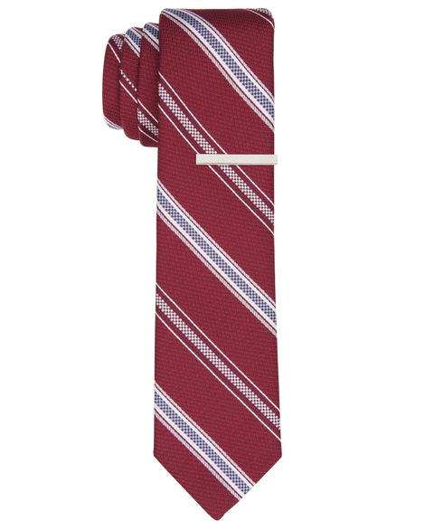 Calvor Stripe Red Tie (Re) 