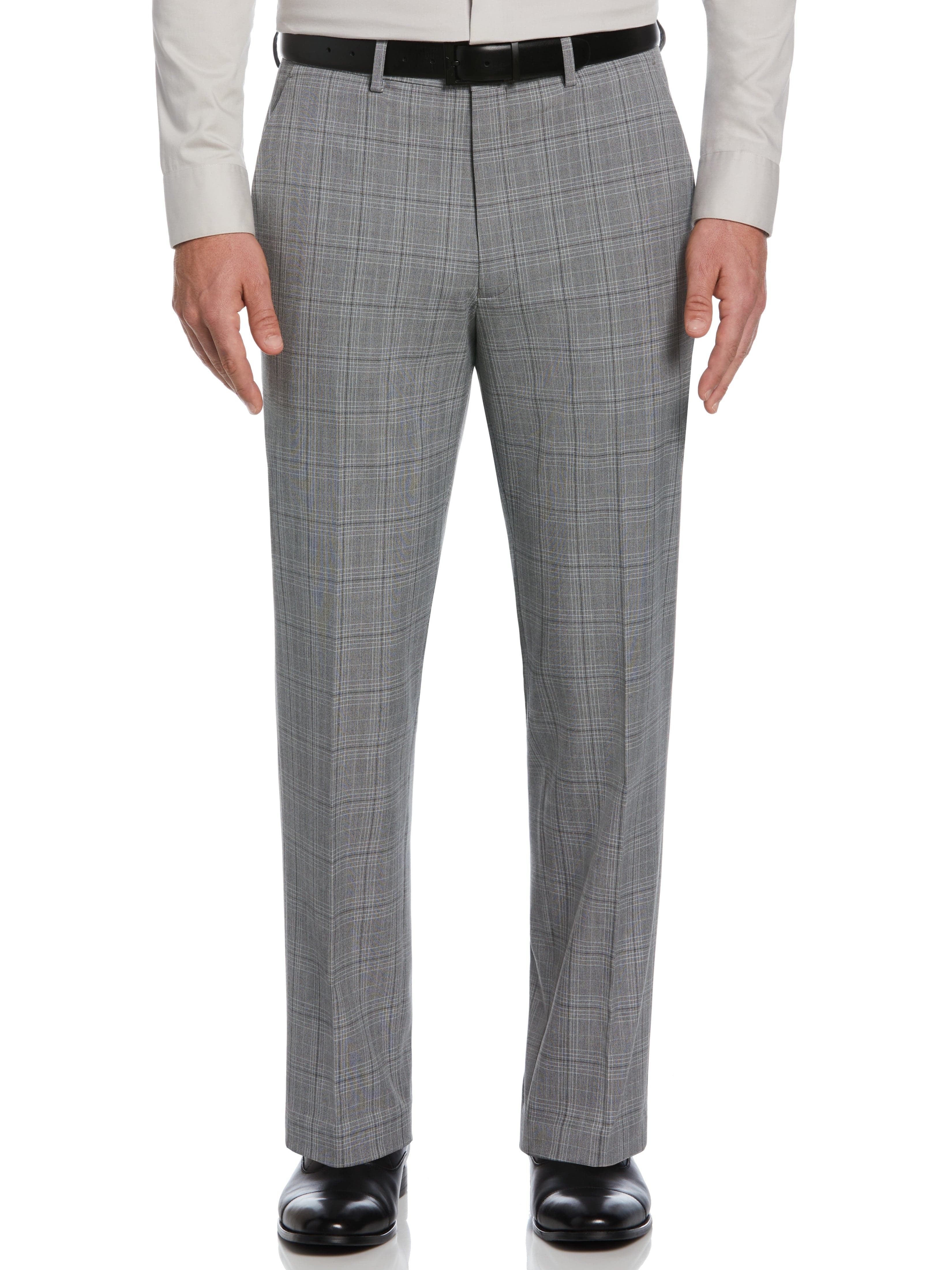 Classic Fit Stretch Plaid Suit Pant – Perry Ellis
