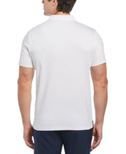 Cotton Textured Knit Polo Shirt (Bright White) 