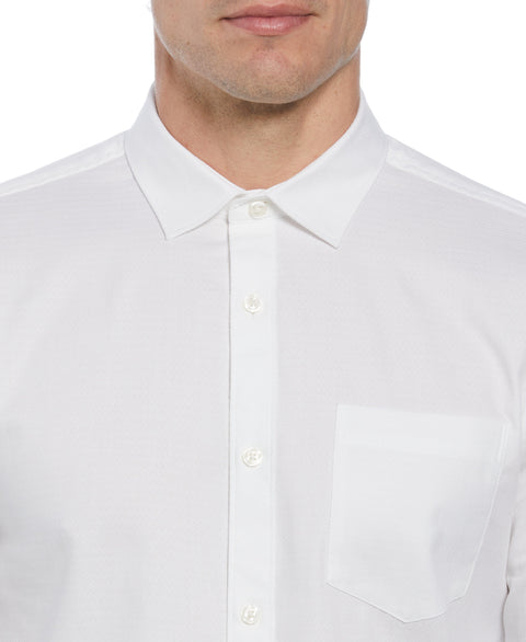 Cotton Dobby Shirt (Bright White) 