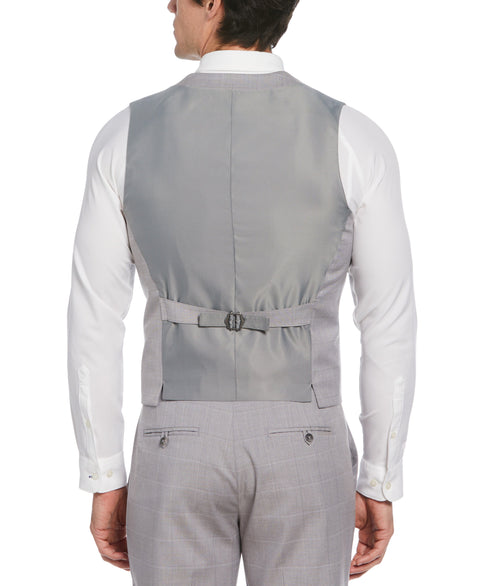 Gray Window Pane Plaid Vest (Felt Grey) 