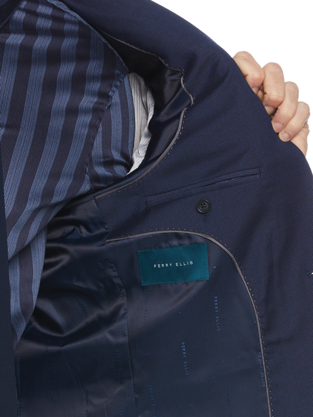 Machine Washable Suit Jacket (Deep Navy)