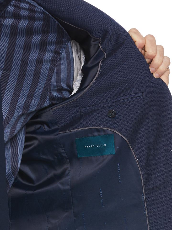 Machine Washable Suit Jacket (Deep Navy)