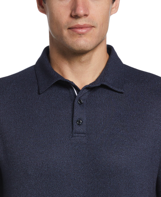 Perry ellis sales long sleeve polo