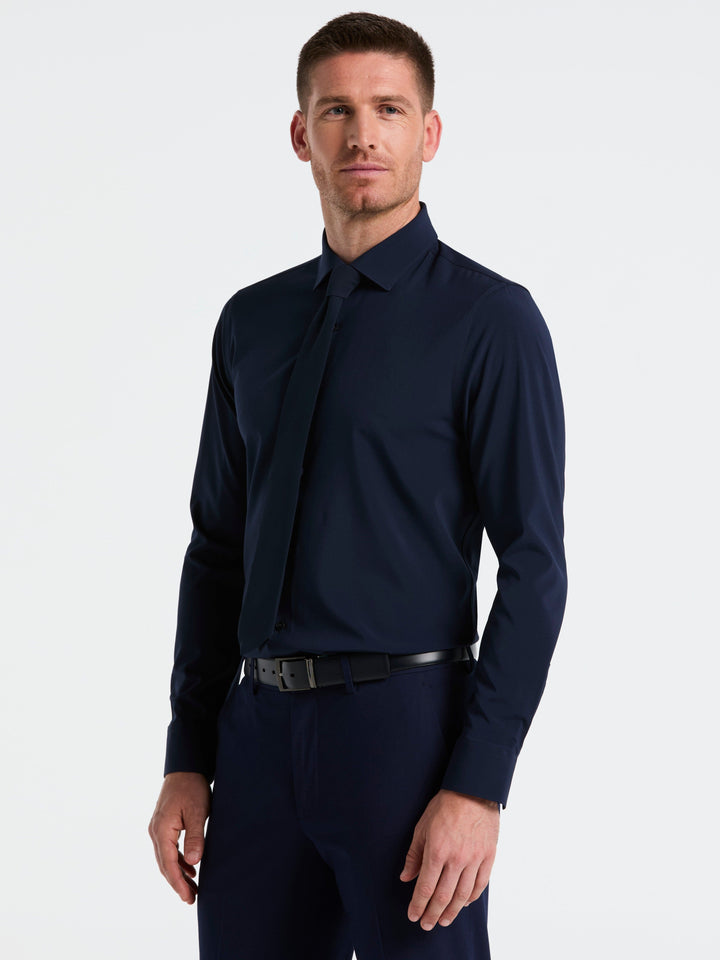 Perfect Tech Solid Shirt (True Navy)