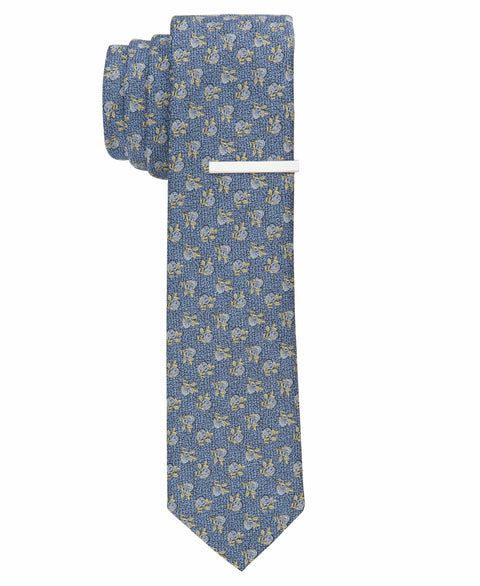 Rona Floral Tie (Blu) 