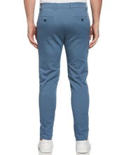 Slim Fit Dobby Flat Front Stretch Chino (Copen Blue) 