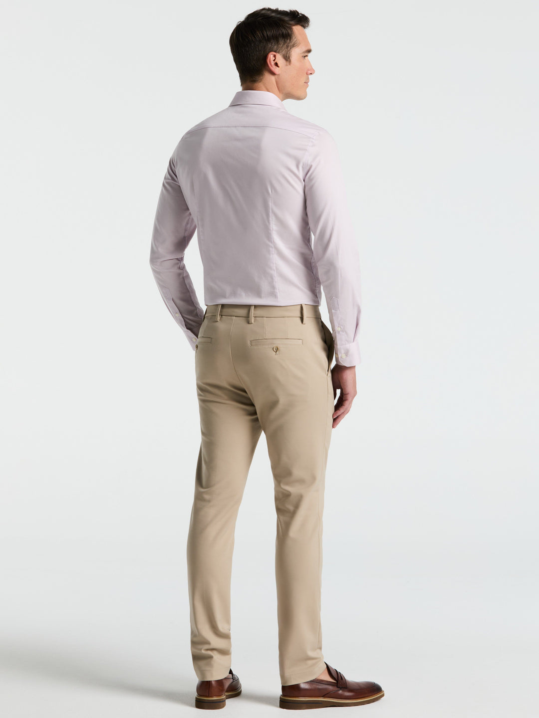 Slim Fit Double Cloth Chino Pant (Trench Coat)