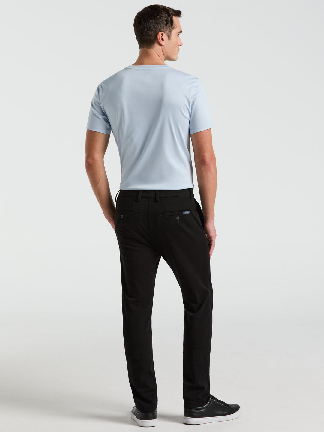 Slim Fit Garment Dyed Chino (Black)