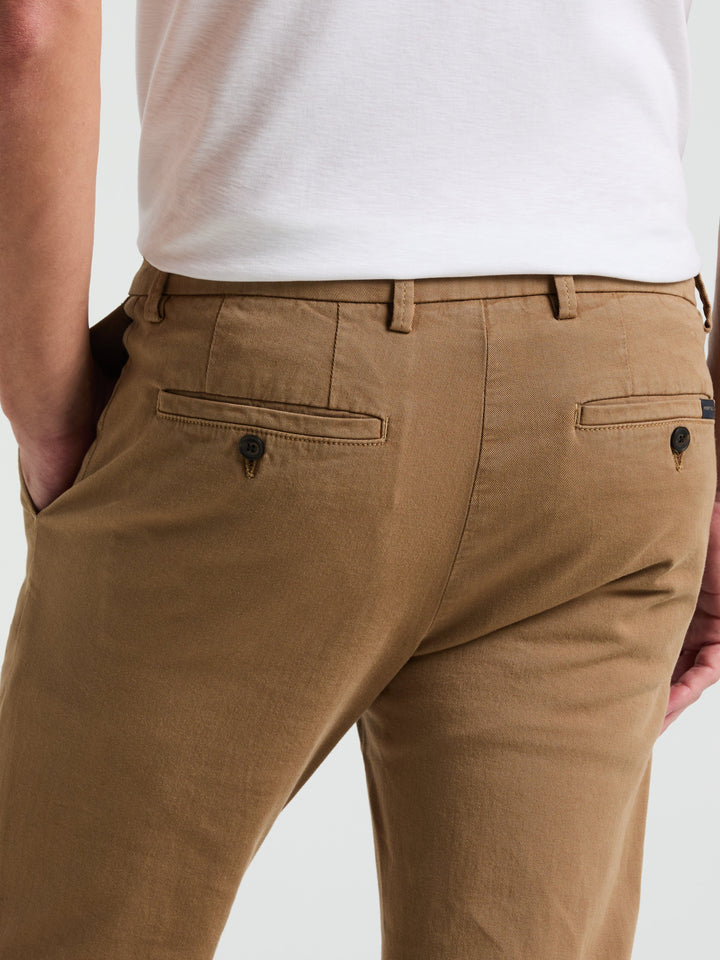 Slim Fit Garment Dyed Chino (Elmwood)