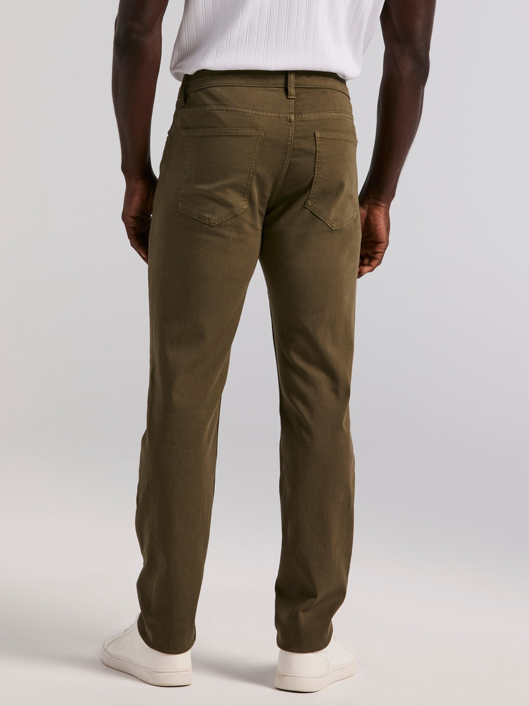 Slim Fit Five Pocket Pant (Grape Leaf)