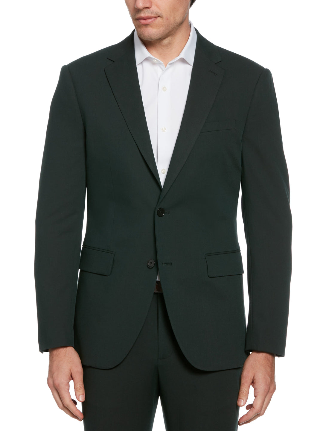Dobby Louis Slim Fit Suit Jacket (Pine)
