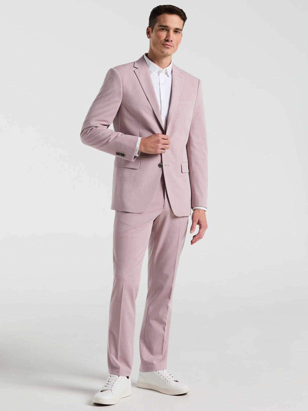 Dobby Louis Slim Fit Suit Jacket (Orchid Ice)