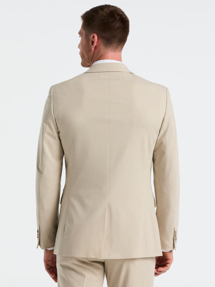 Dobby Louis Slim Fit Suit Jacket (Island Fossil)