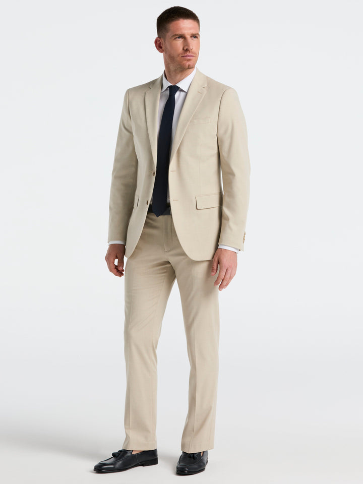 Dobby Louis Slim Fit Suit Jacket (Island Fossil)
