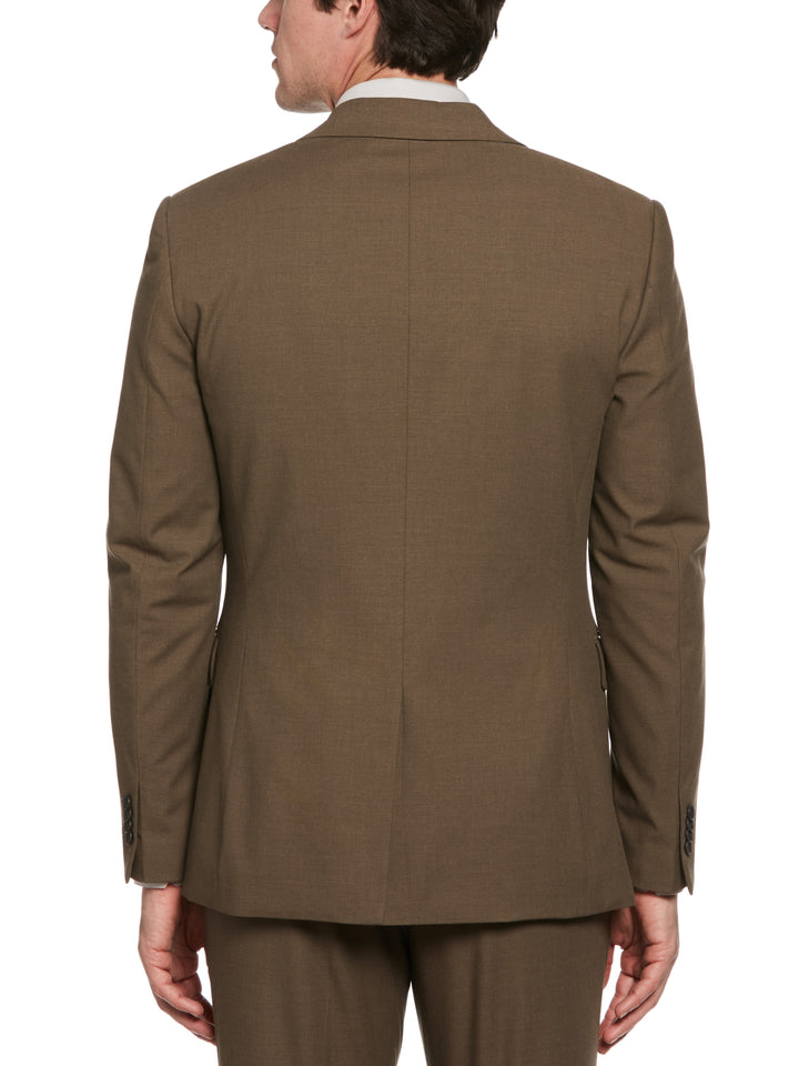 Dobby Louis Slim Fit Suit Jacket (Mushroom Grey)
