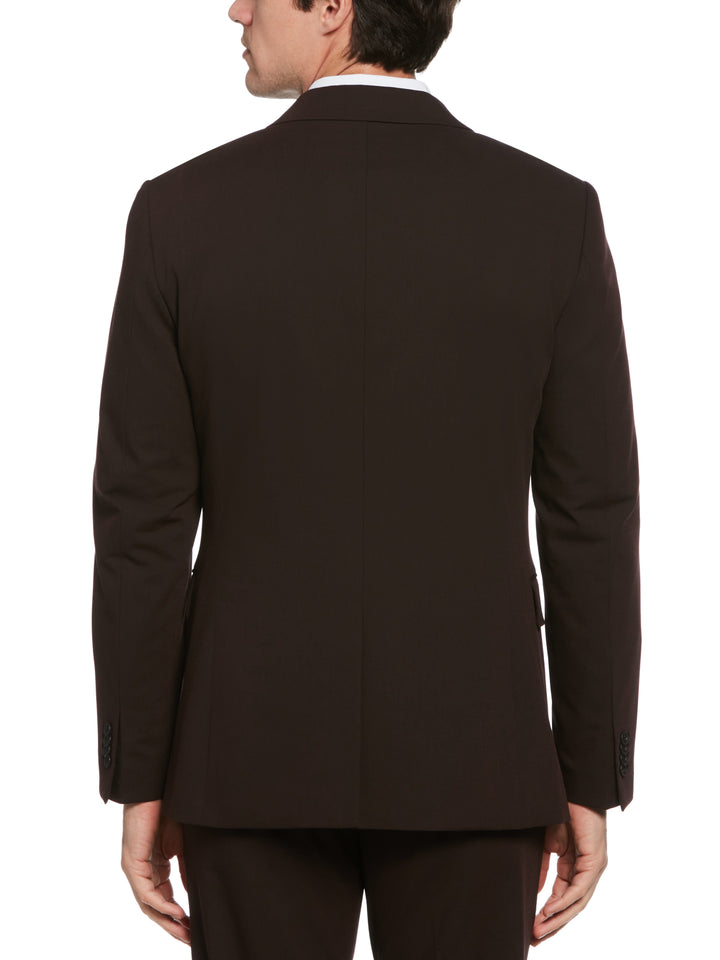 Dobby Louis Slim Fit Suit Jacket (Port)