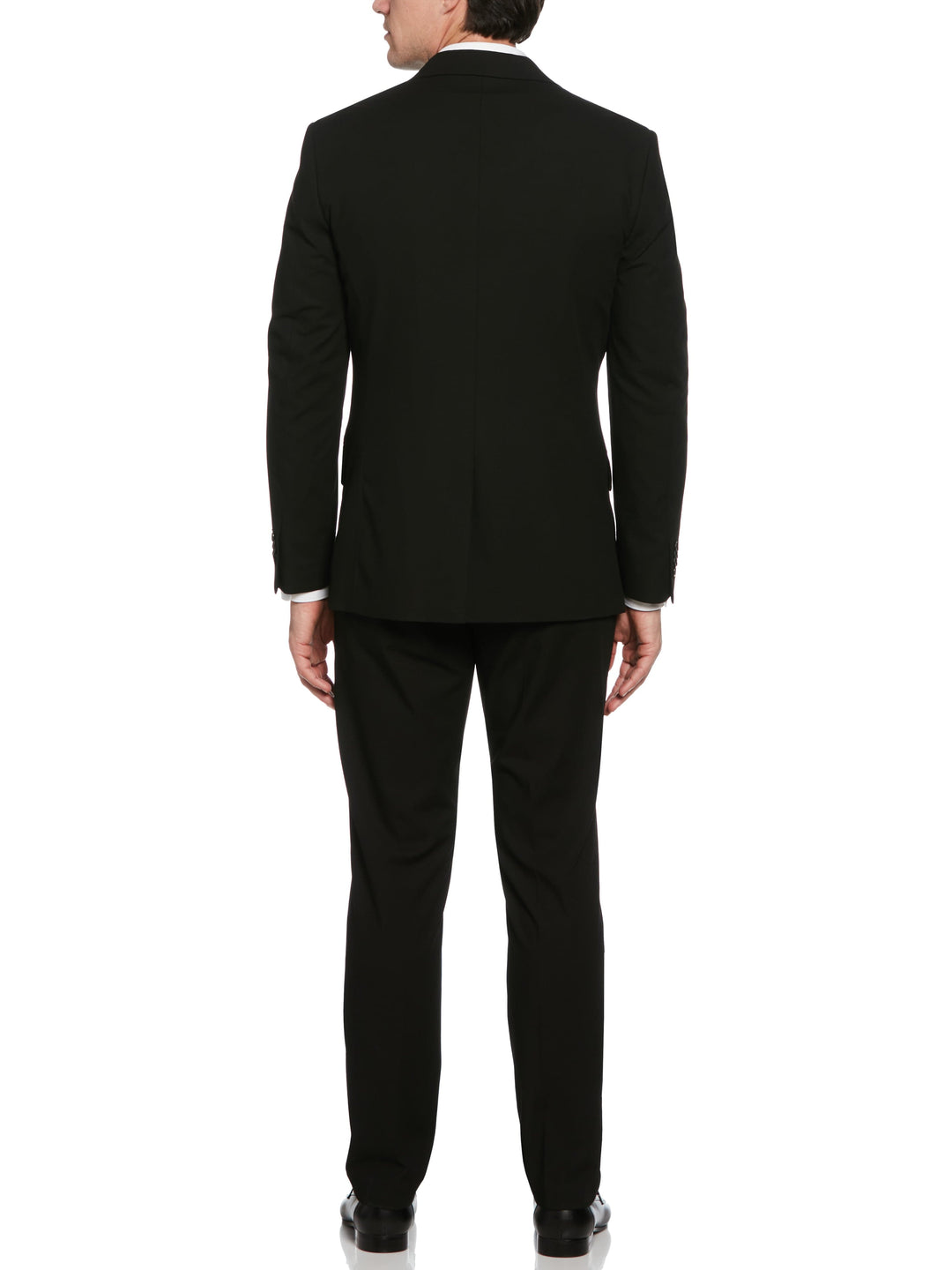 Dobby Louis Slim Fit Suit Jacket (Black)