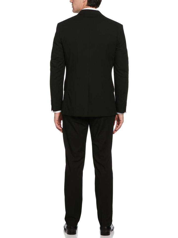 Dobby Louis Slim Fit Suit Jacket (Black)