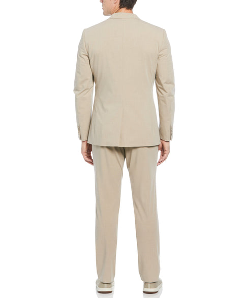 Slim Fit Luxe Suit Jacket (White Pepper) 