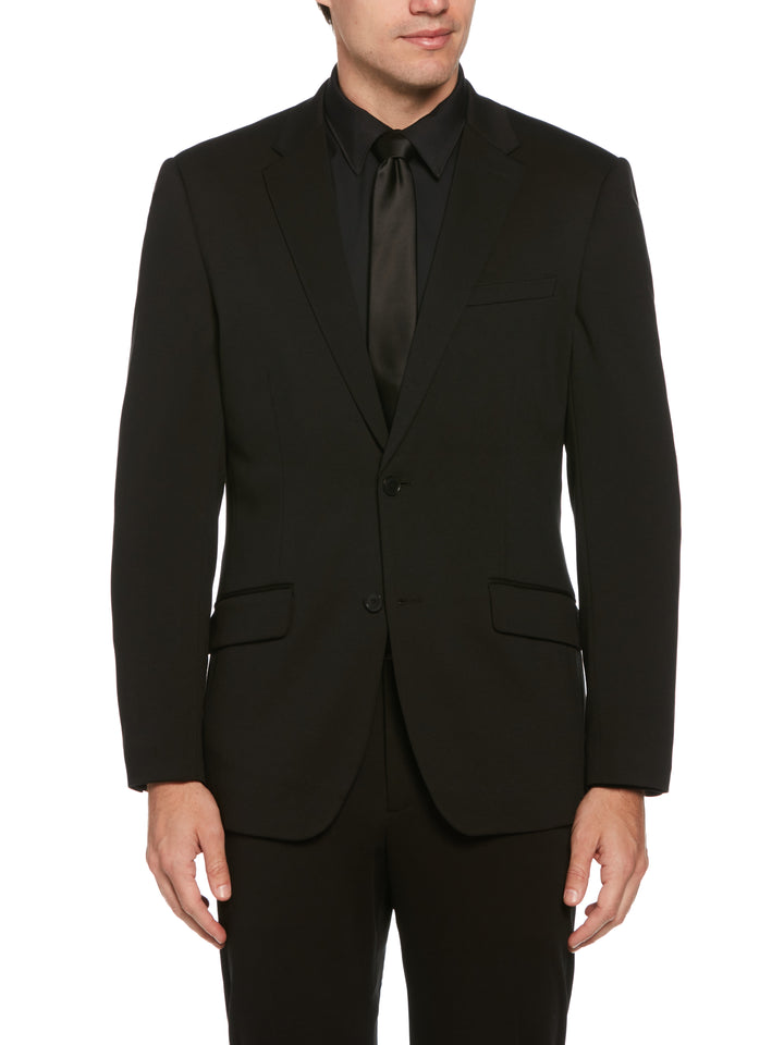 Slim Fit Neat Knit Jacket (Black)