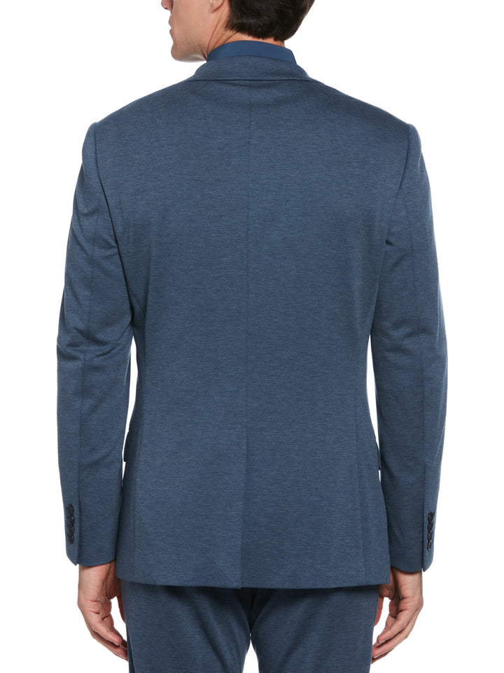 Slim Fit Neat Knit Jacket (Ink)