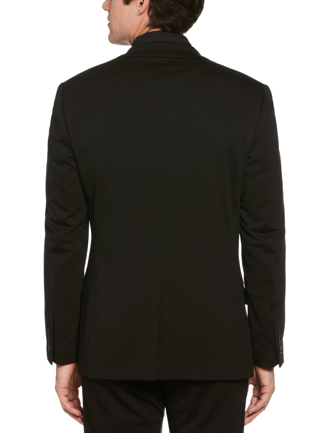 Slim Fit Neat Knit Jacket (Black)