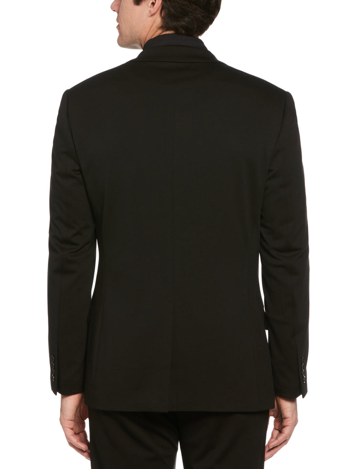 Slim Fit Neat Knit Jacket (Black)