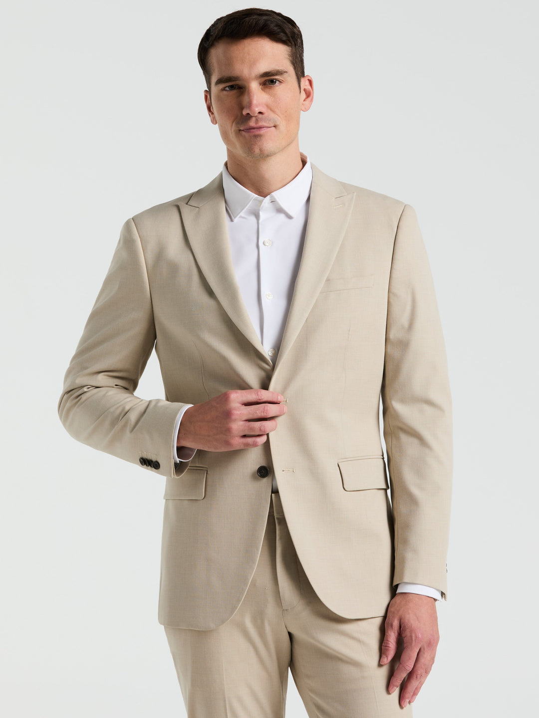Slim Fit Louis Suit Jacket (Island Fossil)