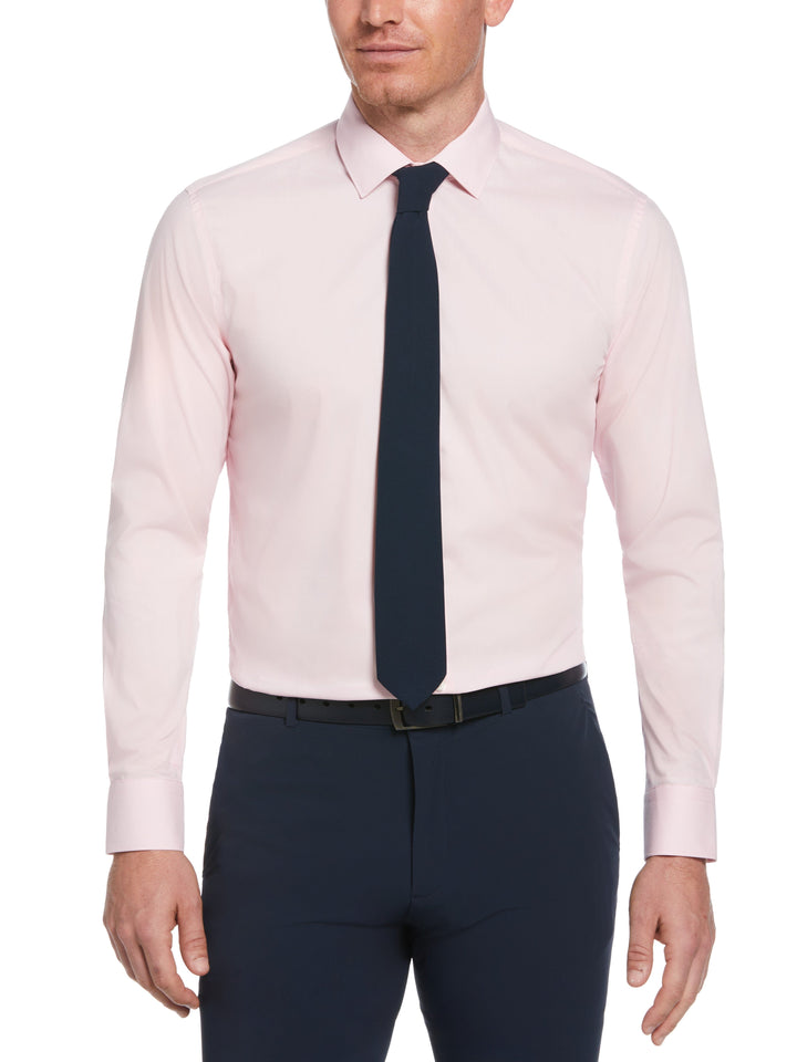 Pink Solid Dress Shirt  (Pink)