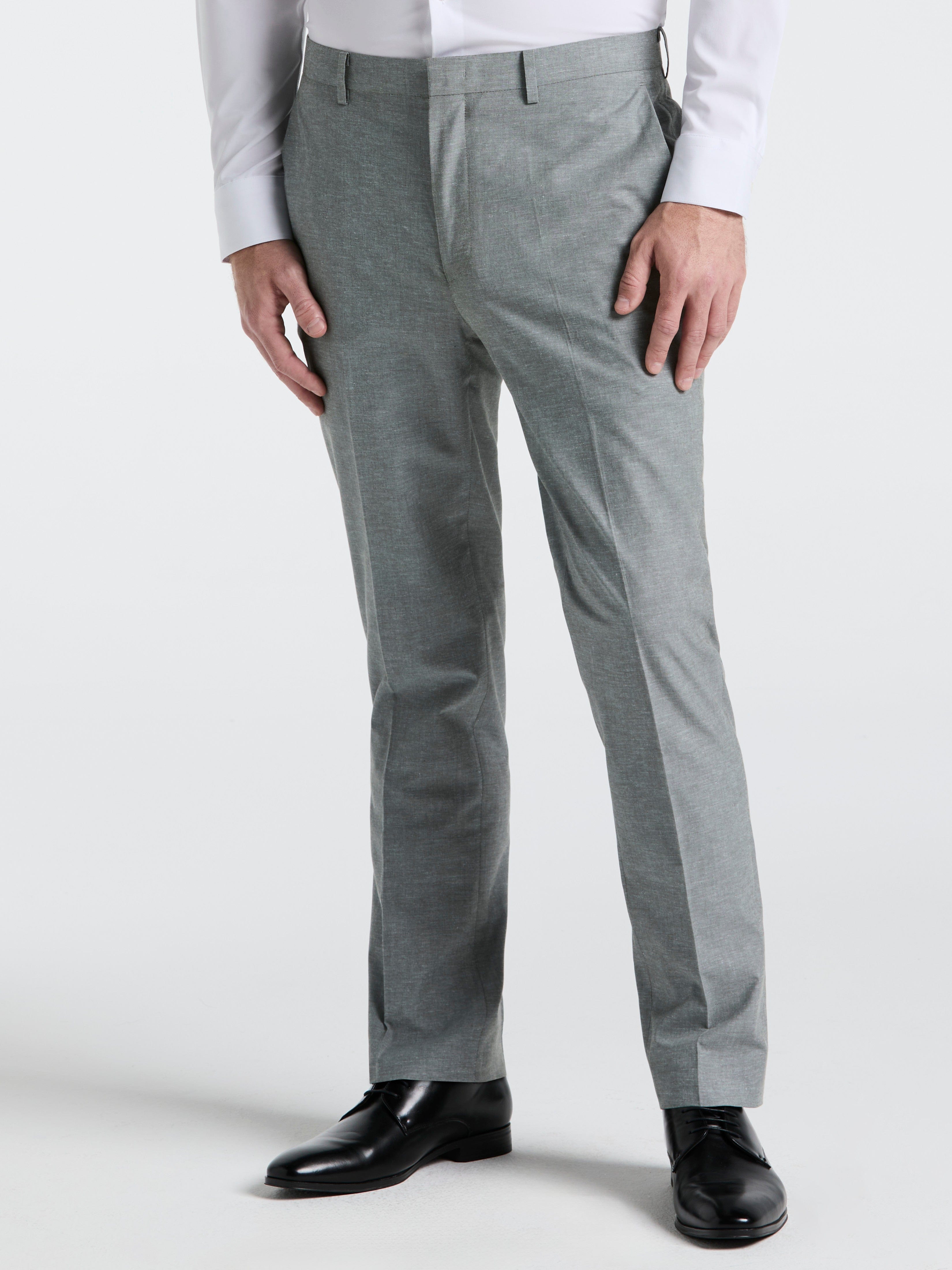 Slim Fit Solid Linen Blend Pant Perry Ellis Slim Fit Solid Linen Blend Pant Perry Ellis