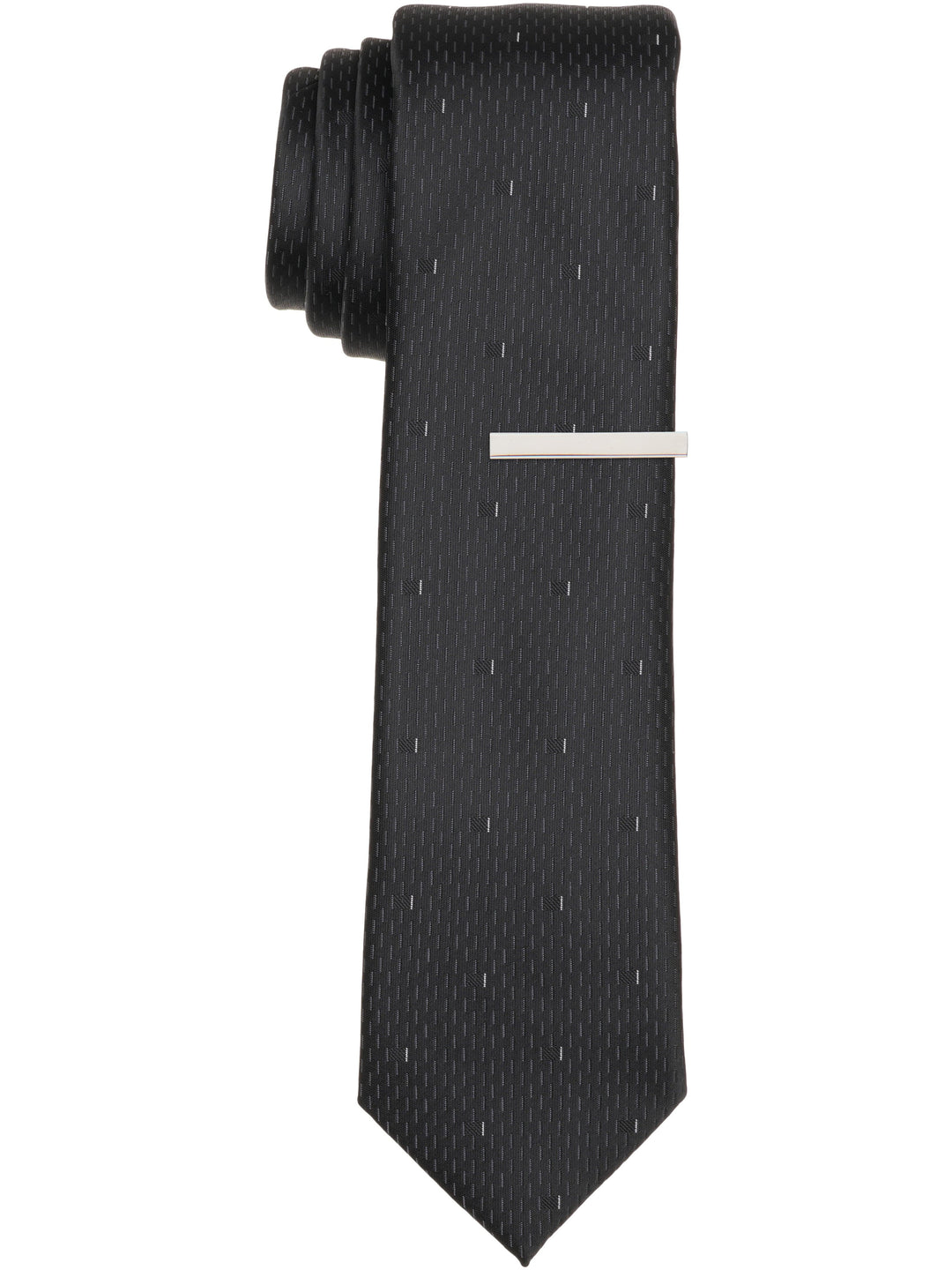 Slim Fit Solid Tie (Black)