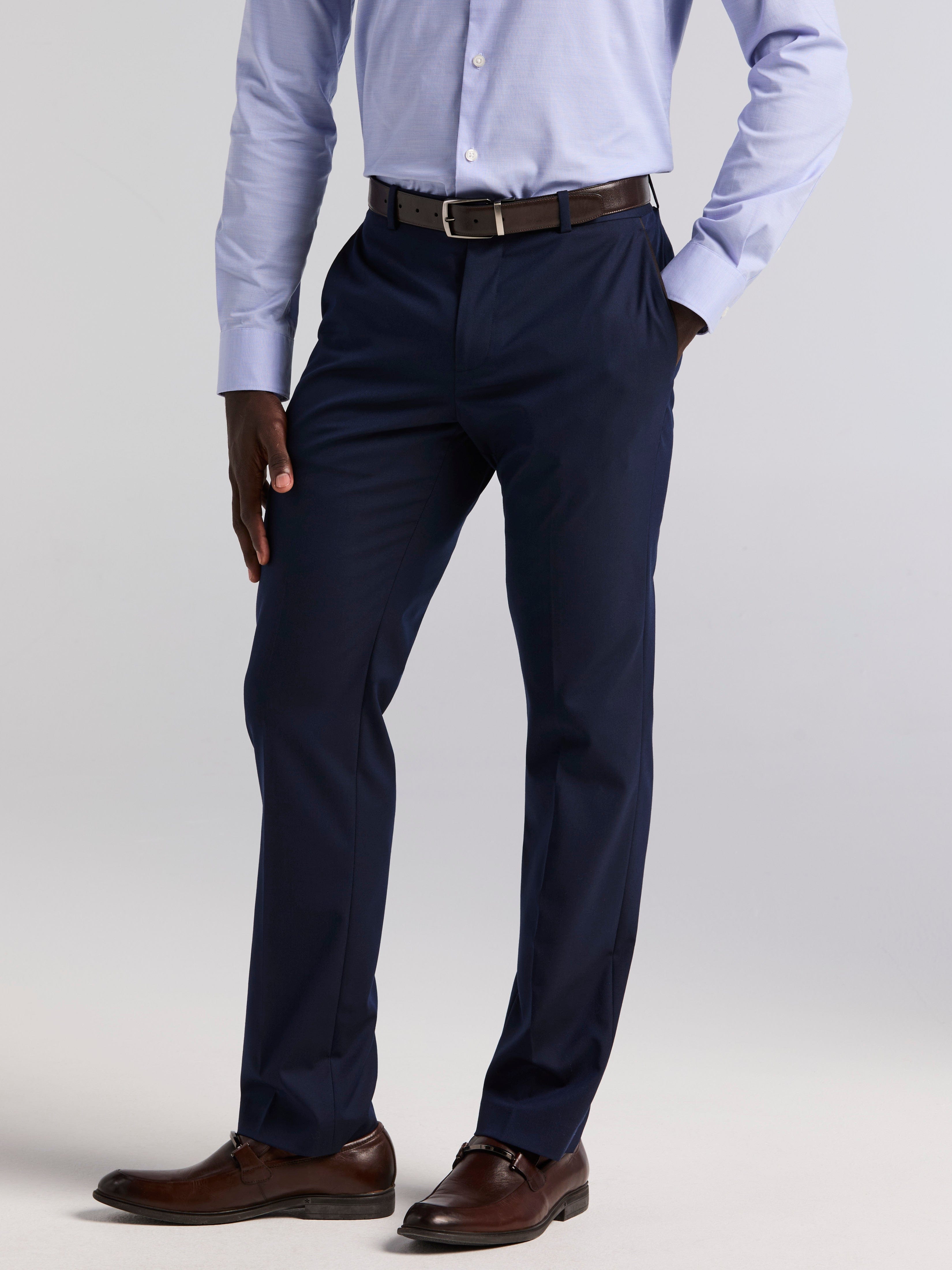 Slim Fit Stretch Tuxedo Suit Pant – Perry Ellis