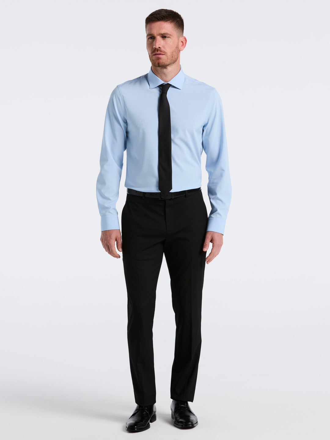 Slim Fit Stretch Tuxedo Suit Pant (Black)
