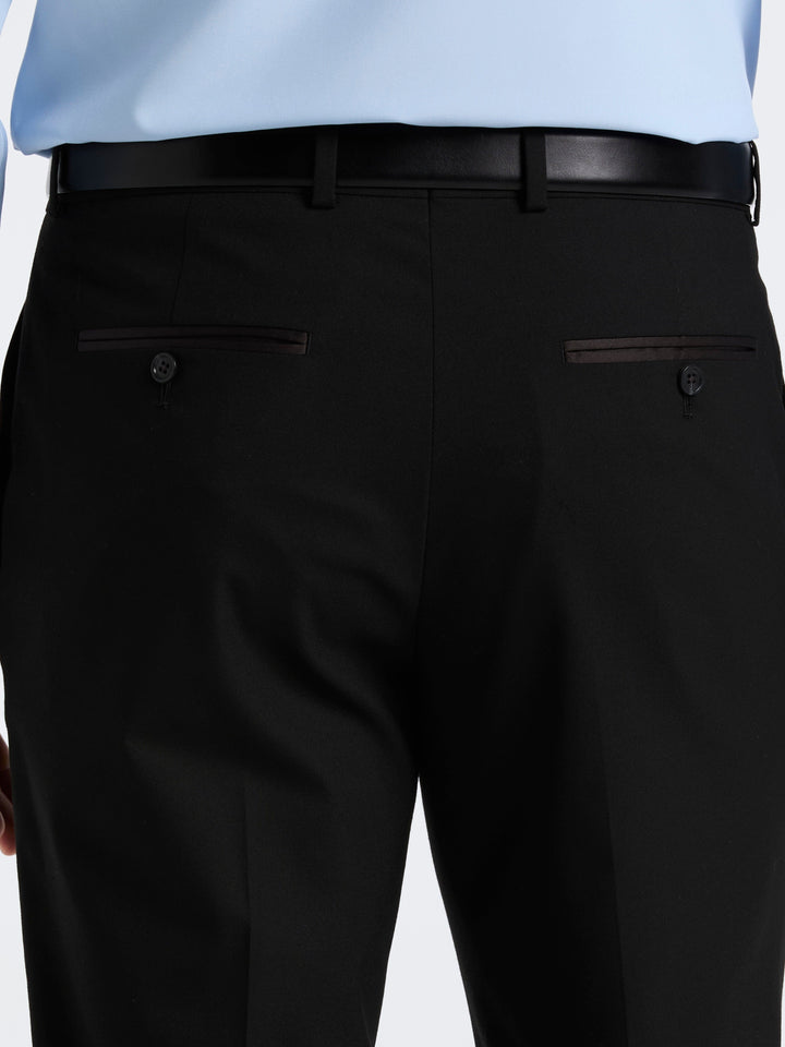 Slim Fit Stretch Tuxedo Suit Pant (Black)