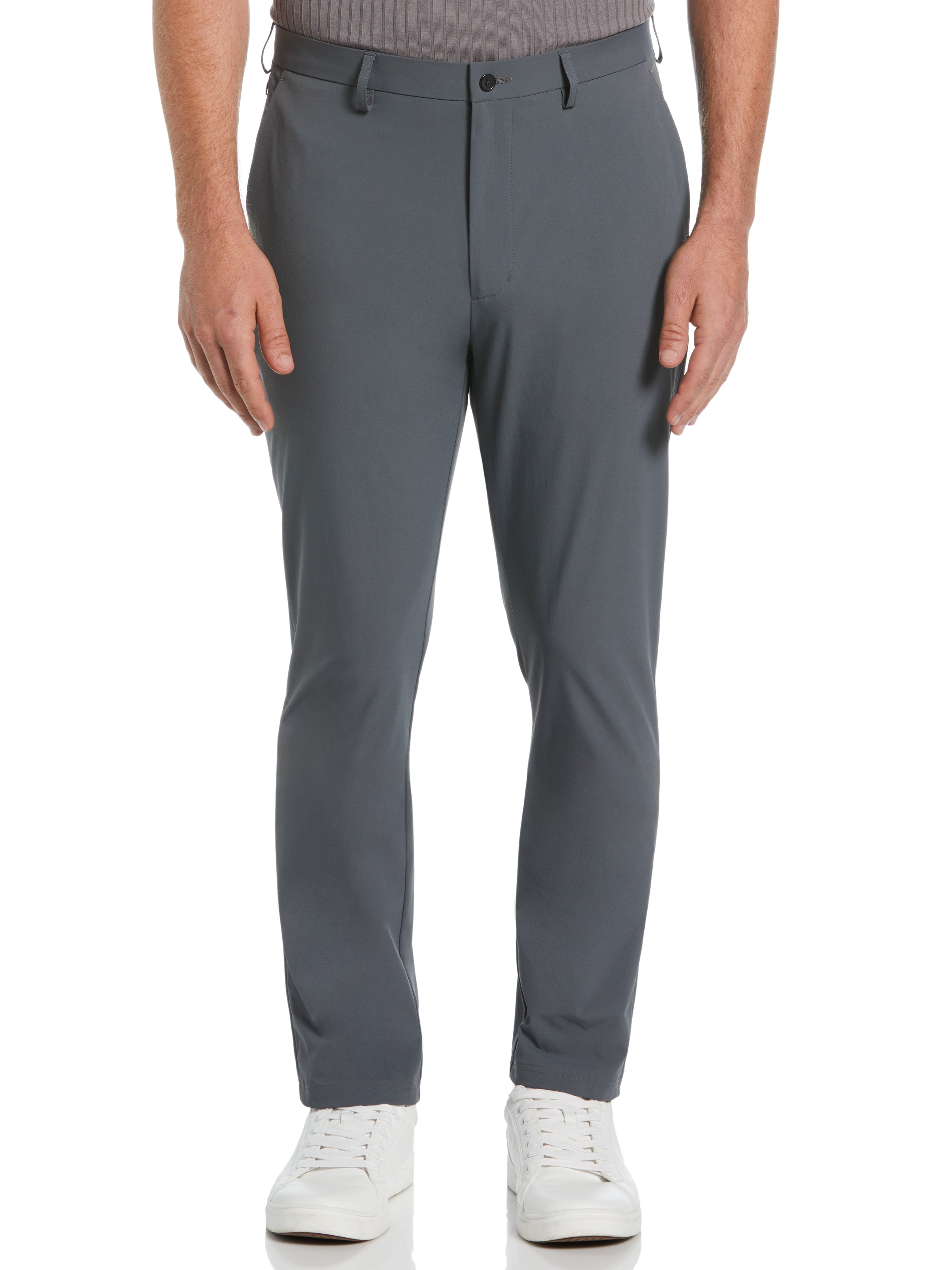 perry ellis dress pants slim fit Perry Ellis Outlet Men's Slim Fit Tech 2.0 Suit Pants in Grey/gray, Size 29, Nylon/Elastane