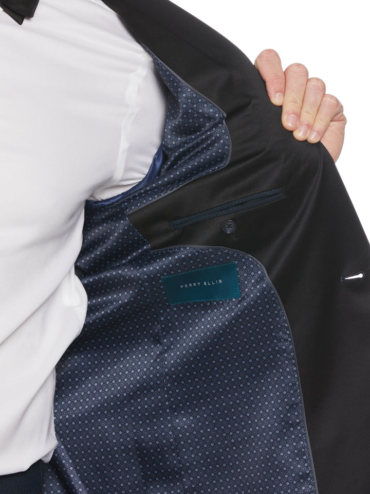 Slim Fit Tuxedo Jacket (Medium Navy)