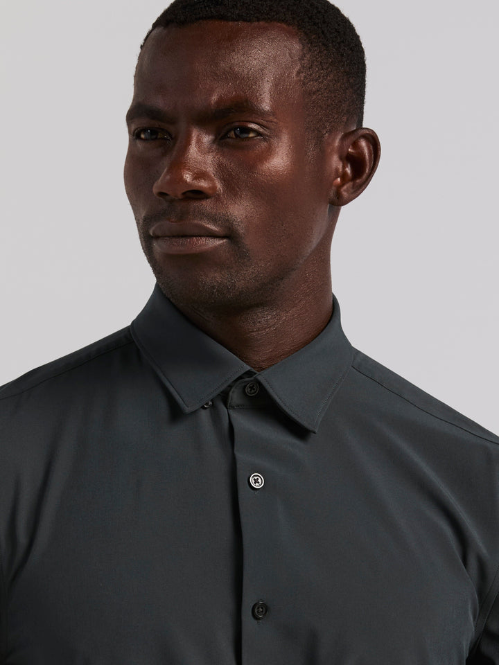 Slim Fit Long Sleeve Dress Shirt (Magical Forest)