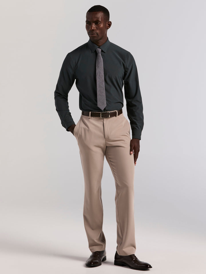 Slim Fit Long Sleeve Dress Shirt (Magical Forest)