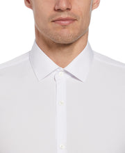 Slim Fit Total Stretch Performance Dress Shirt (White) 