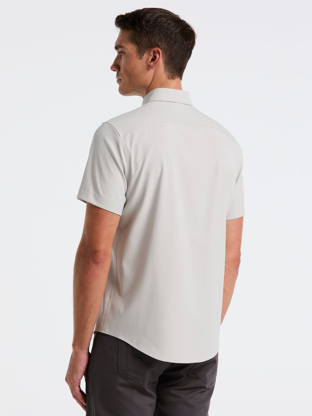 Total Stretch Twill Solid Shirt (Quiet Gray)