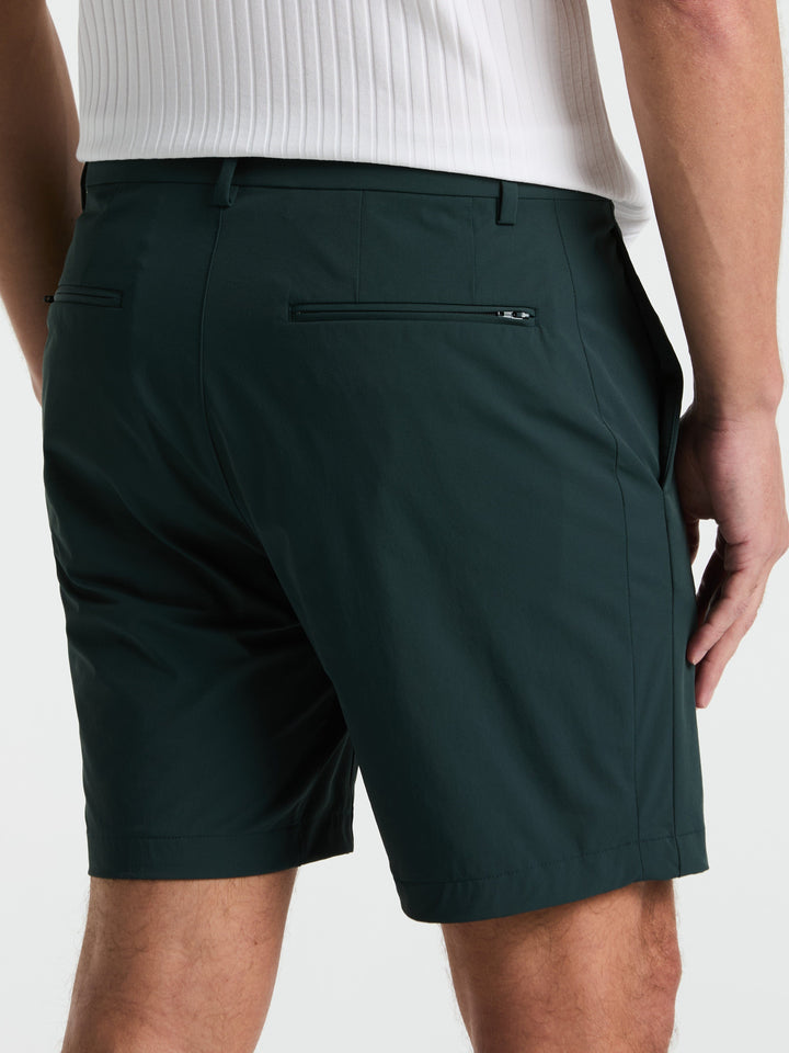 Stretch Solid Tech Short (Magical Forest)