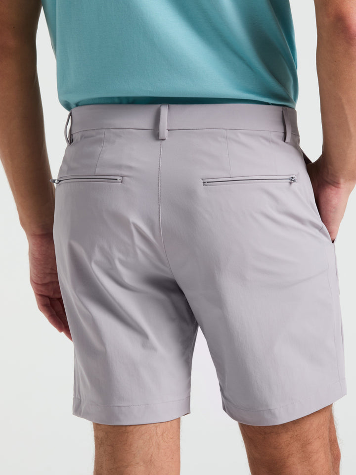 Stretch Solid Tech Short (Dapple Gray)