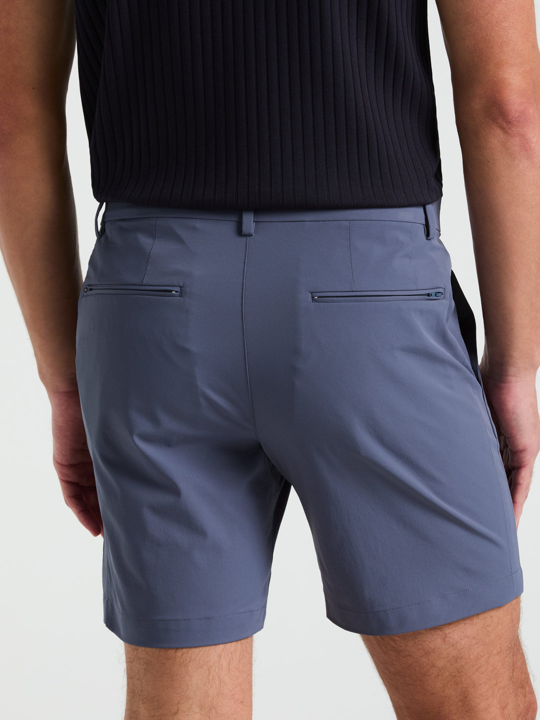 Stretch Solid Tech Short (Vintage Indigo)