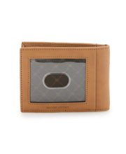 Tan Leather Money Clip Wallet (Tan) 