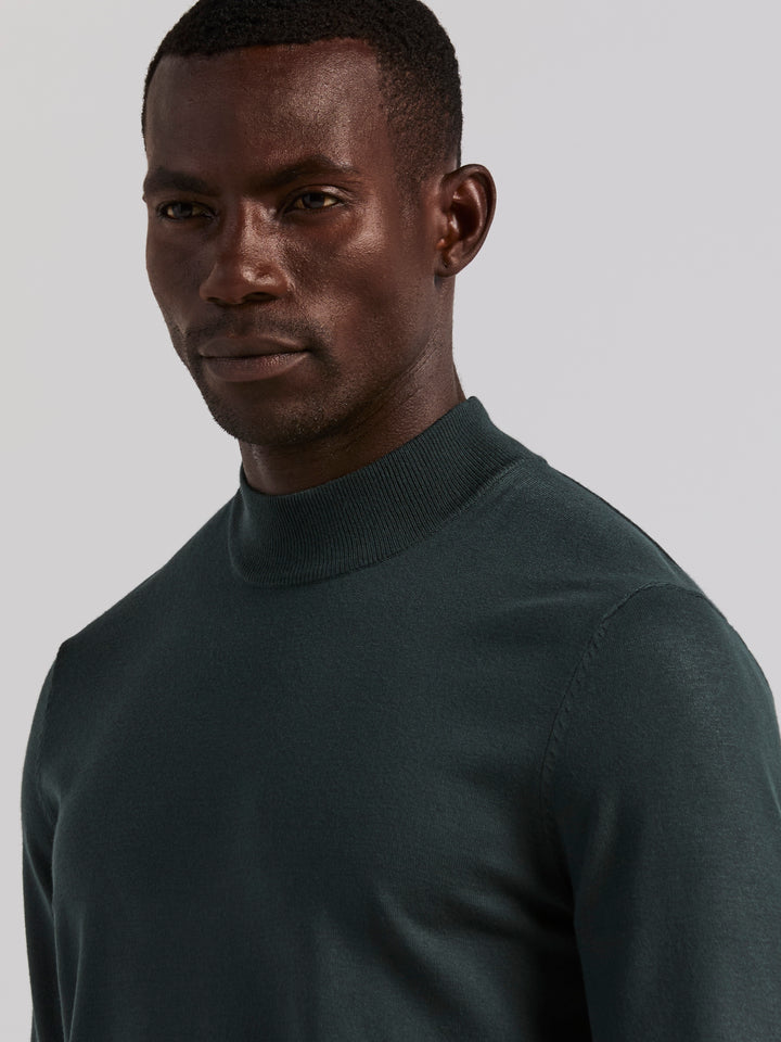 Tech Mock Neck Pullover Sweater (Magical Forest)